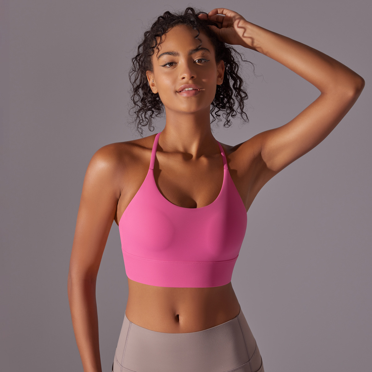 Cross-Halter Sports Bra — product detail
