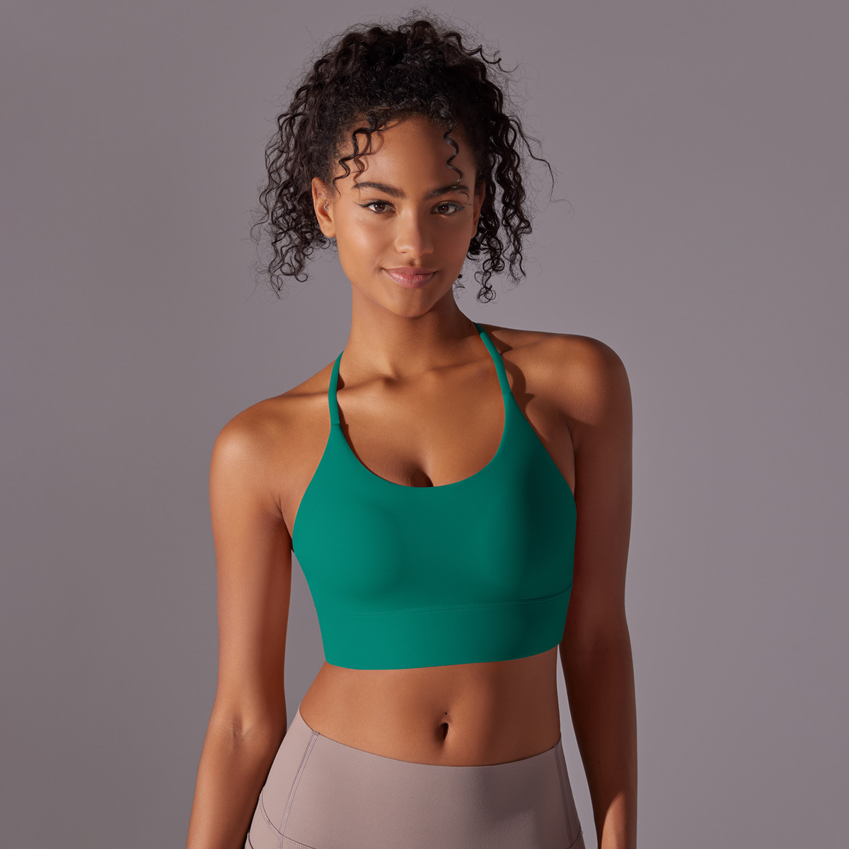 Cross-Halter Sports Bra — product detail
