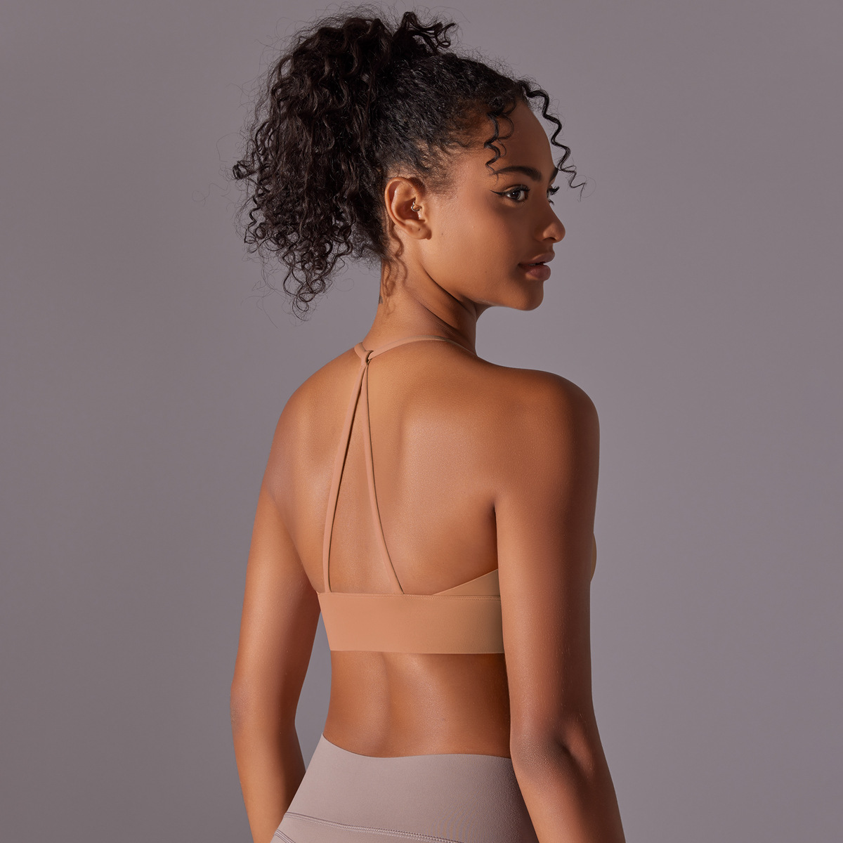 Cross-Halter Sports Bra — product detail