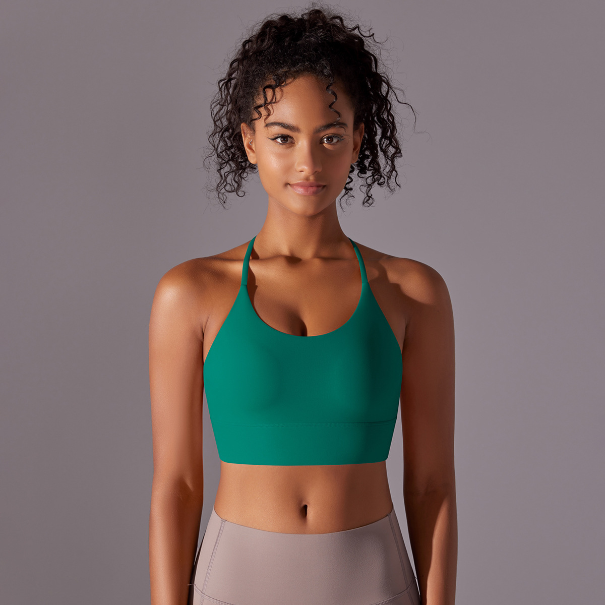 Cross-Halter Sports Bra — product view