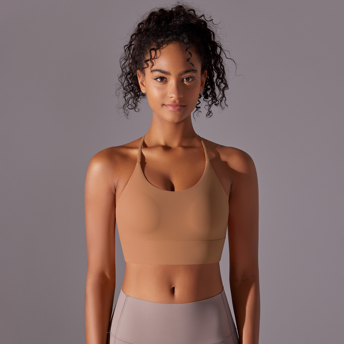 Cross-Halter Sports Bra — product view