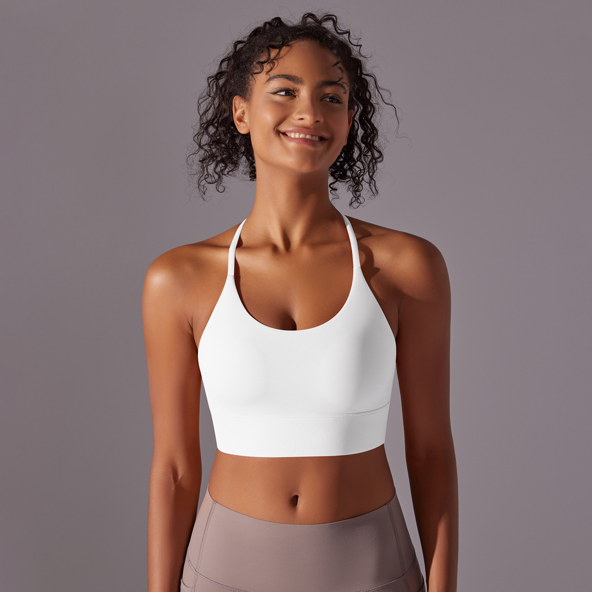 Cross-Halter Sports Bra — product detail