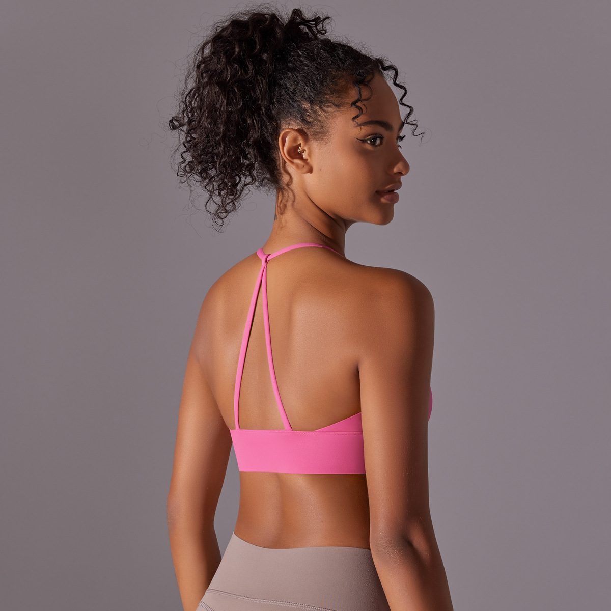 Cross-Halter Sports Bra — product detail