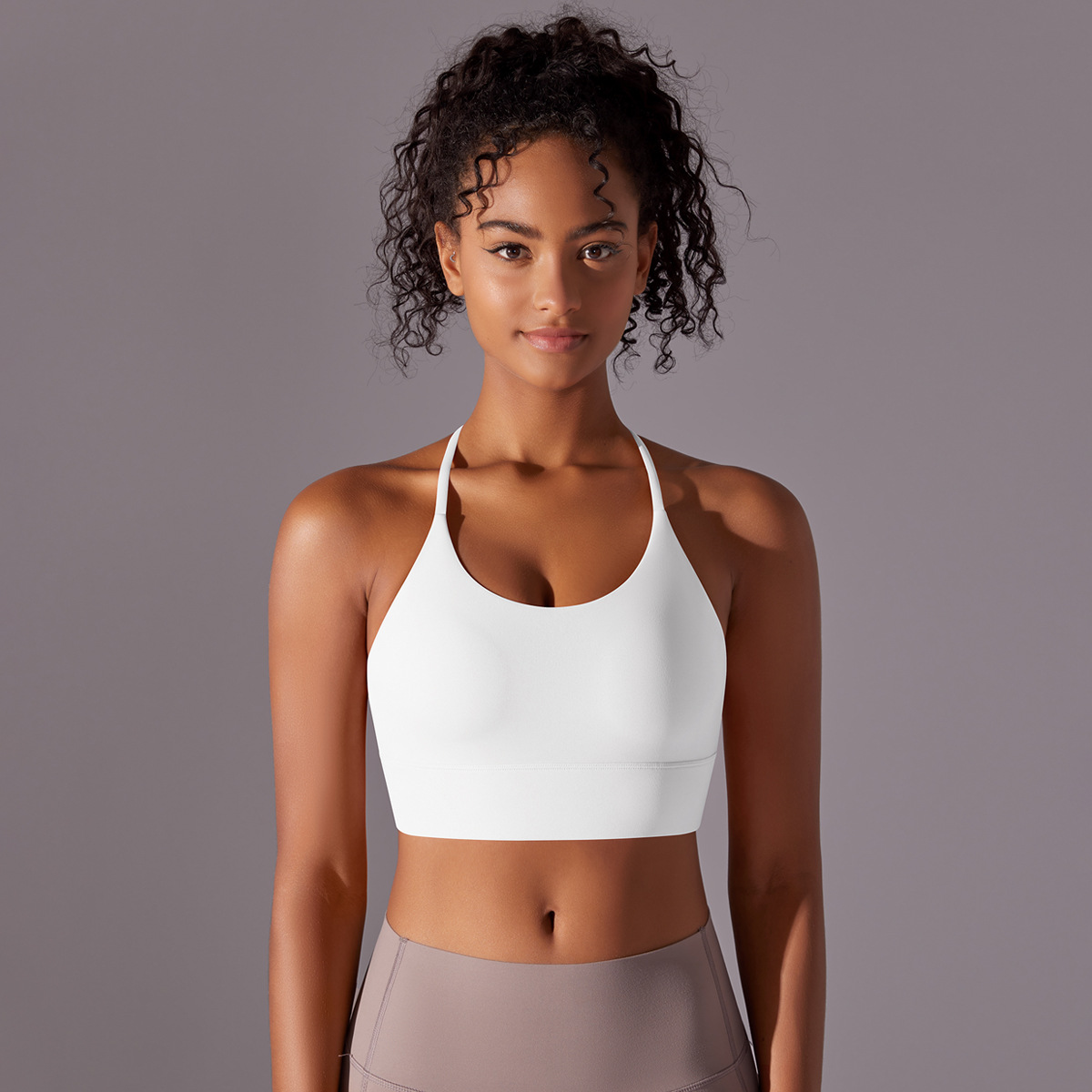 Cross-Halter Sports Bra — product view
