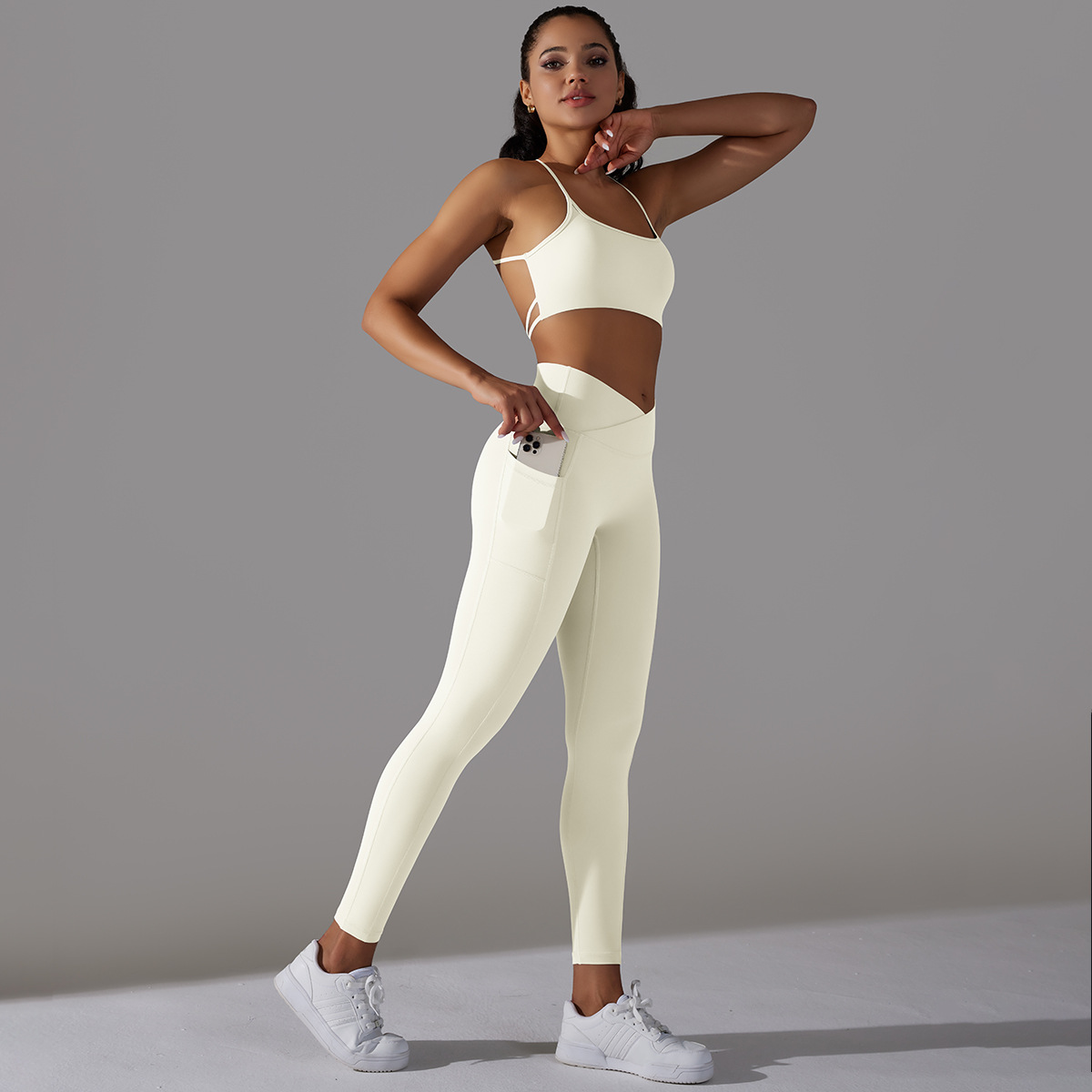 Crossover Back Yoga Set — product detail