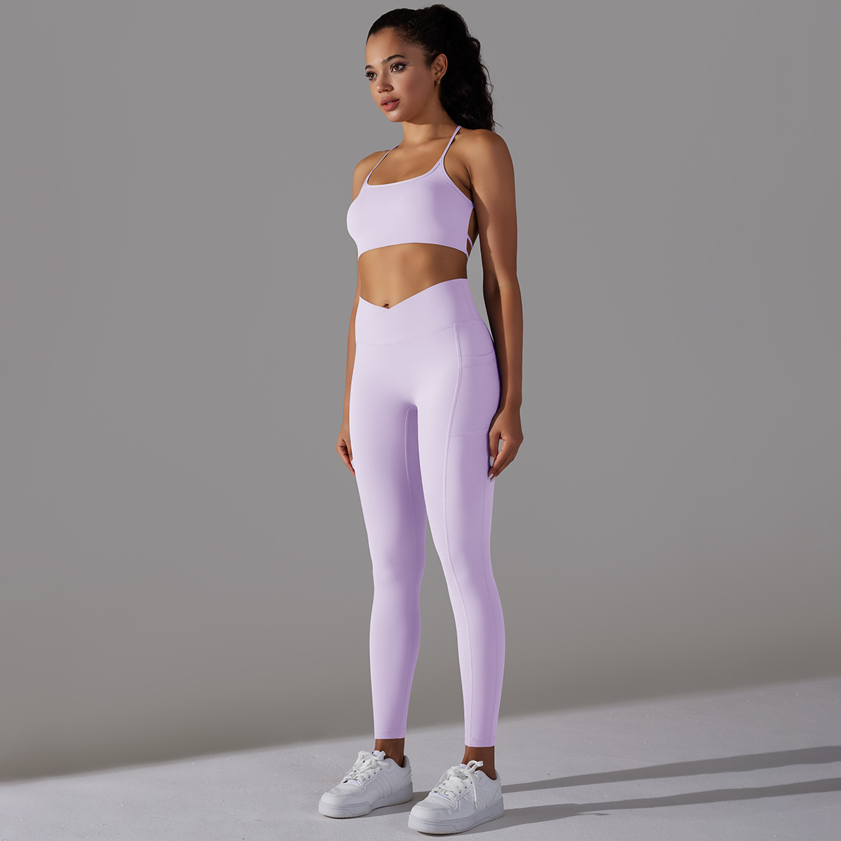Crossover Back Yoga Set — product detail