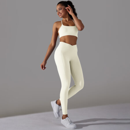 Crossover Back Yoga Set — product view