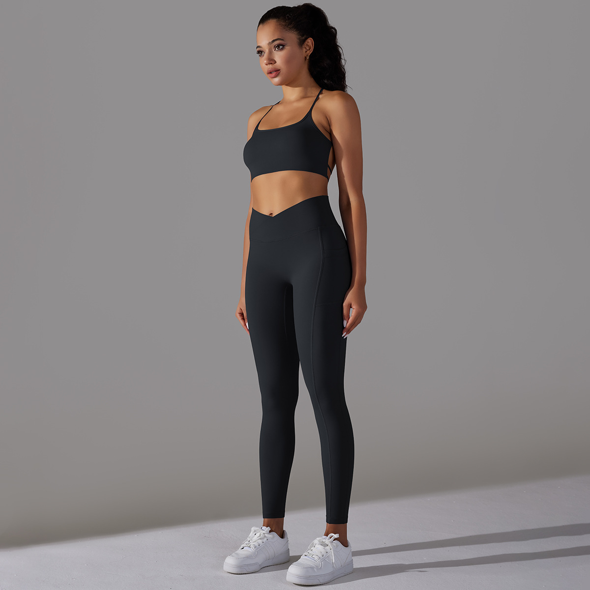 Crossover Back Yoga Set — product detail