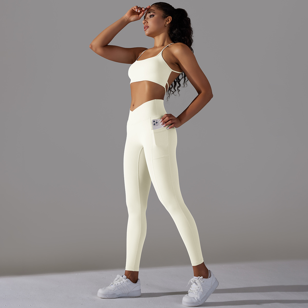 Crossover Back Yoga Set — product detail