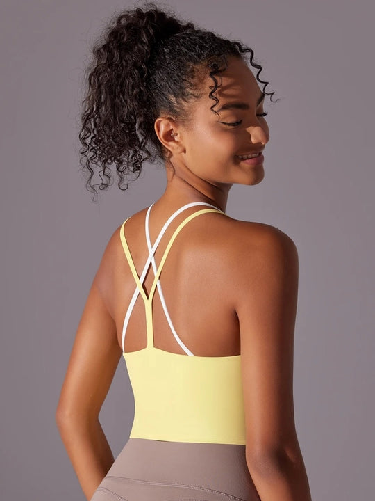 Crossover Back Yoga Top — product detail