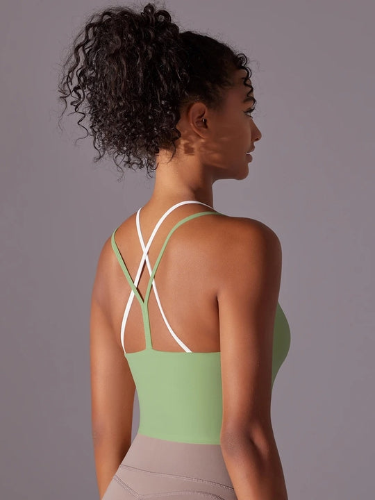 Crossover Back Yoga Top — product detail