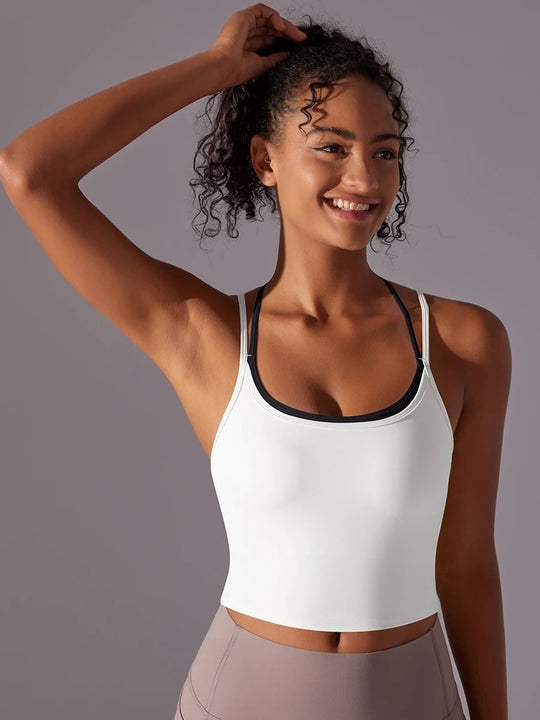 Crossover Back Yoga Top — product detail