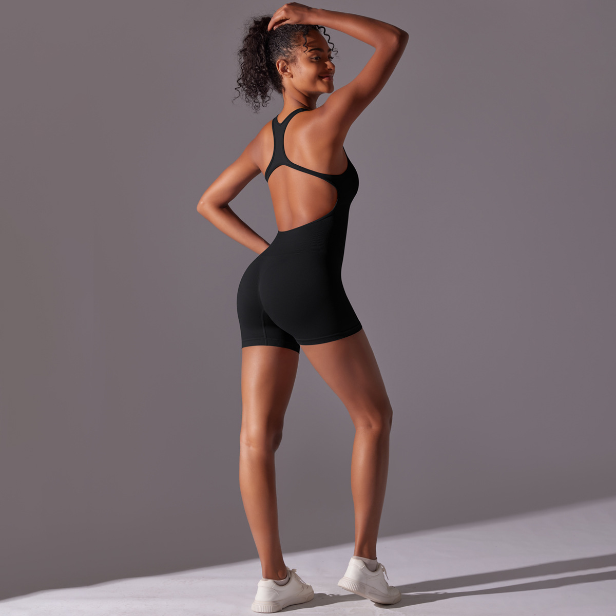 Open-Back Yoga Jumpsuit — product detail