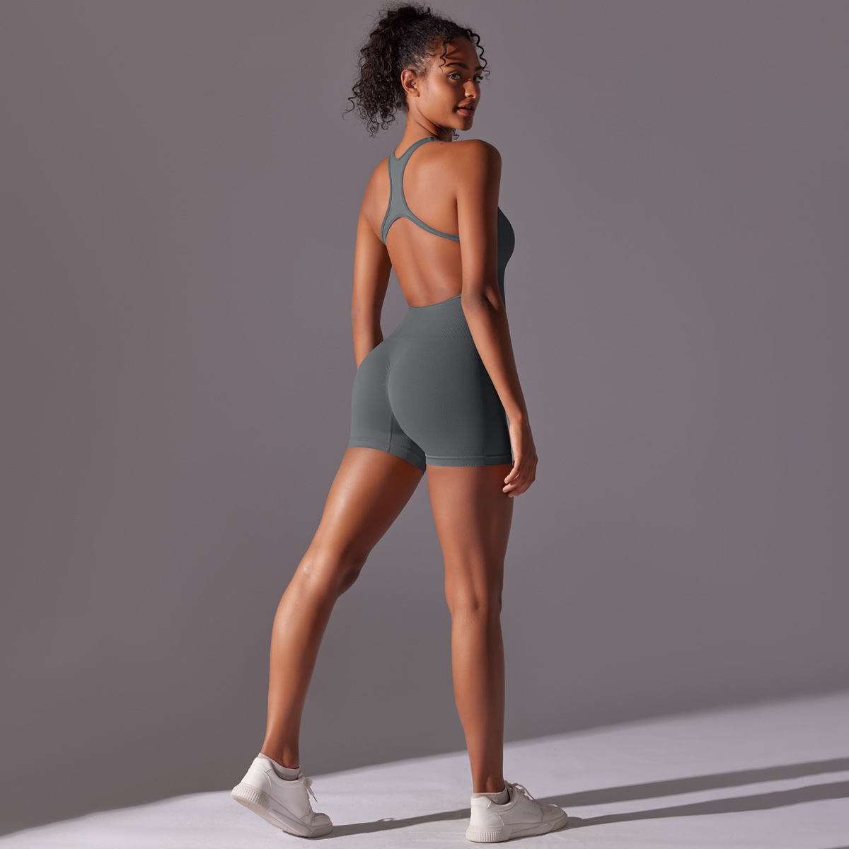 Open-Back Yoga Jumpsuit — product detail