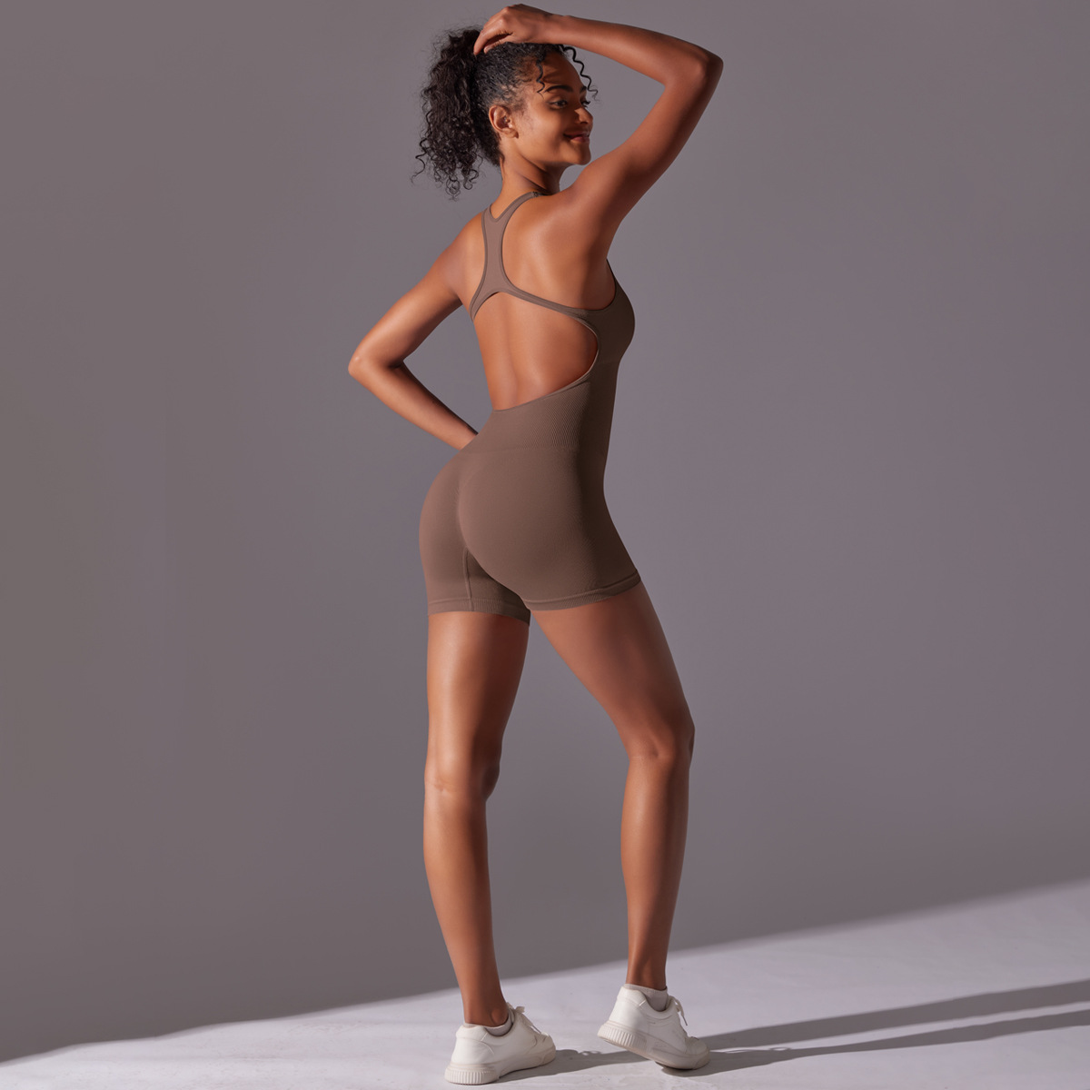 Open-Back Yoga Jumpsuit — product detail
