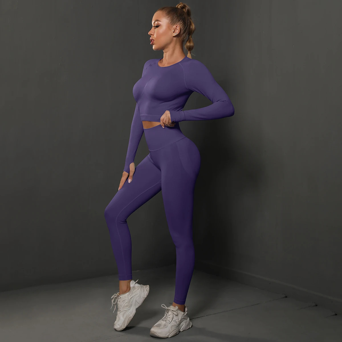 Seamless Long Yoga Set — product detail