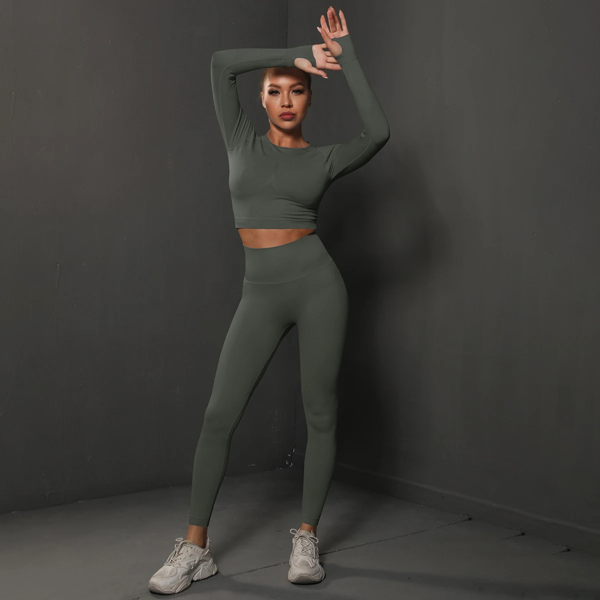Seamless Long Yoga Set — product detail