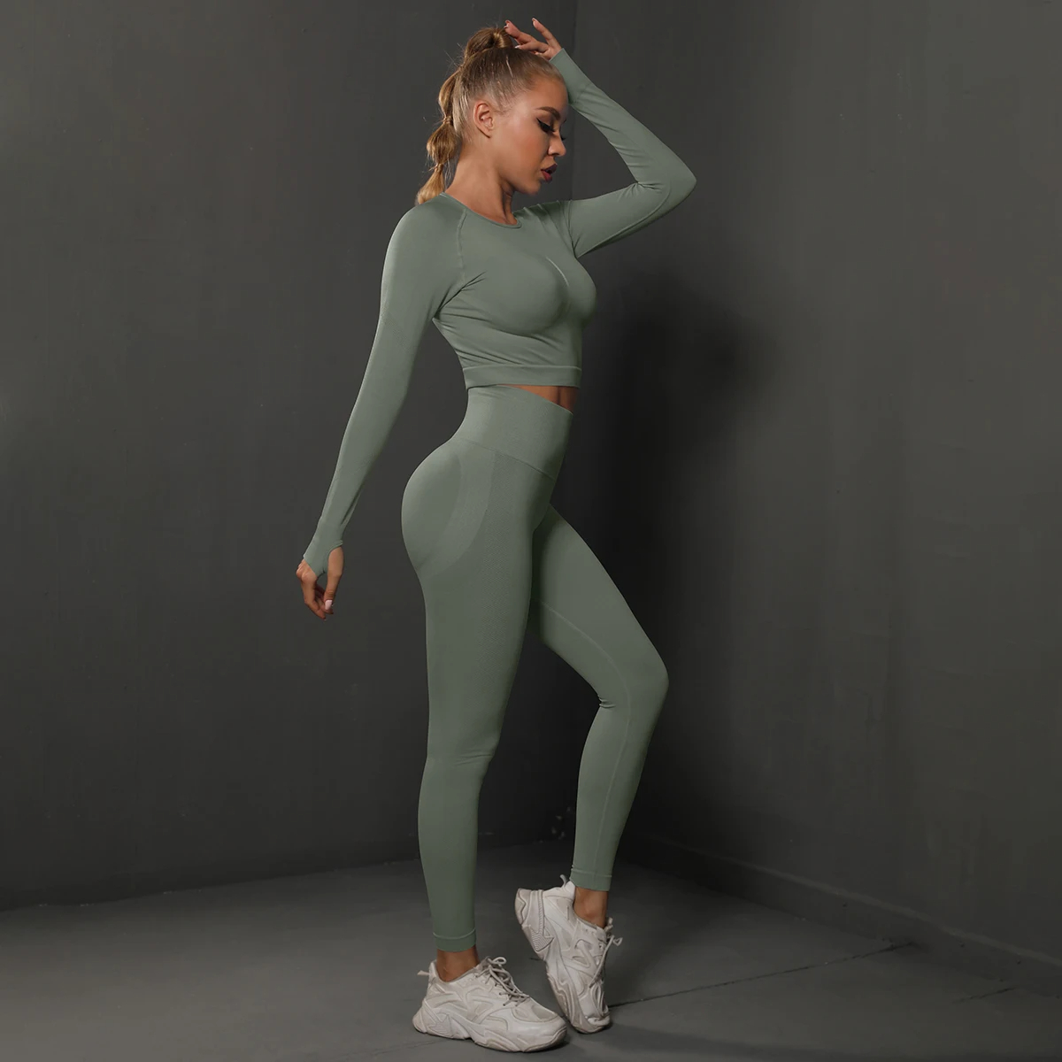 Seamless Long Yoga Set — product detail