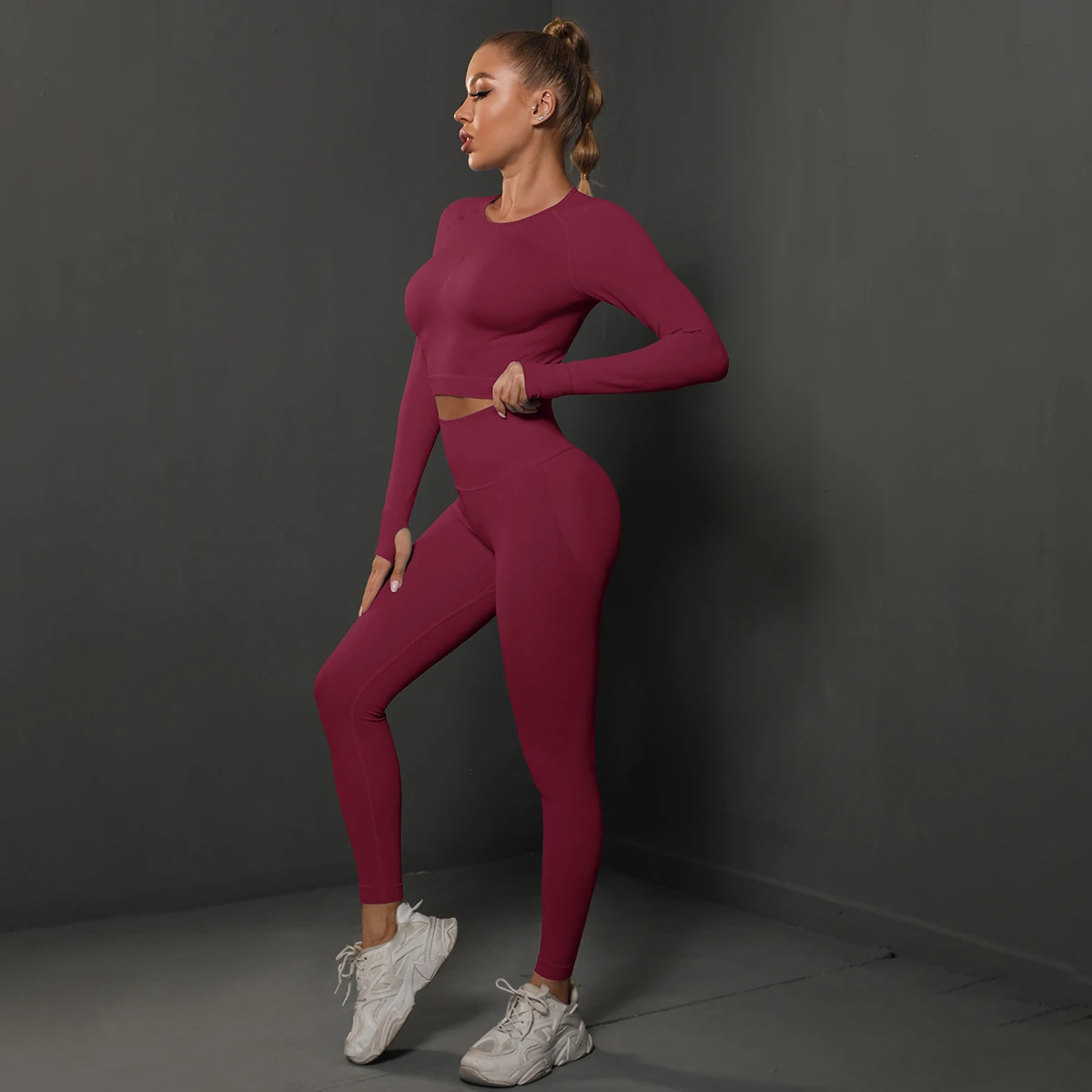 Seamless Long Yoga Set — product detail