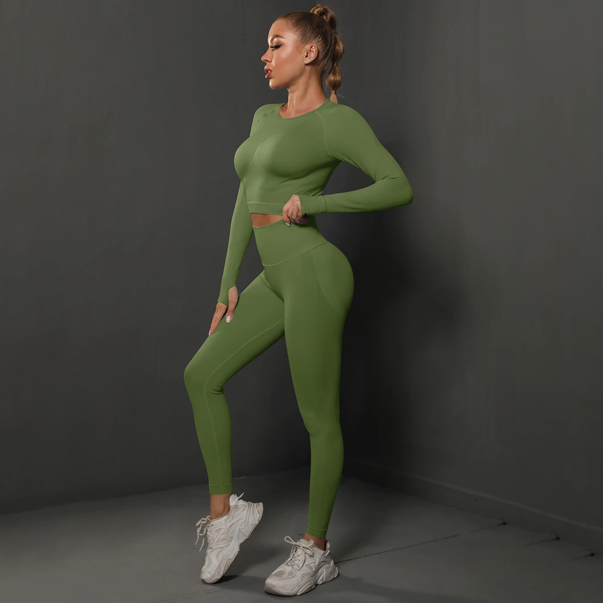 Seamless Long Yoga Set — product detail