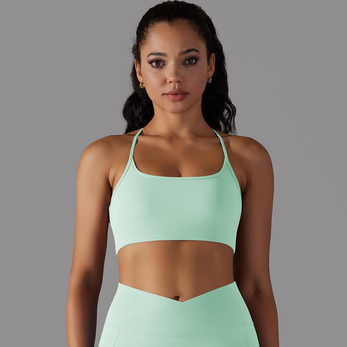 Cross-Back Tube Yoga Top — product detail