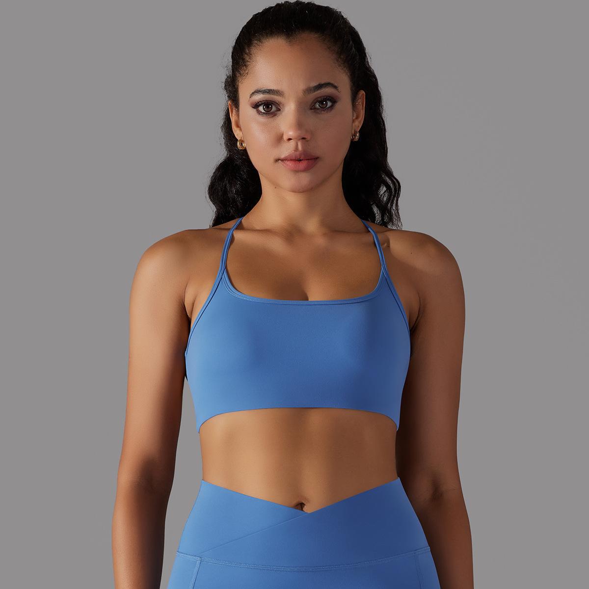 Cross-Back Tube Yoga Top — product detail