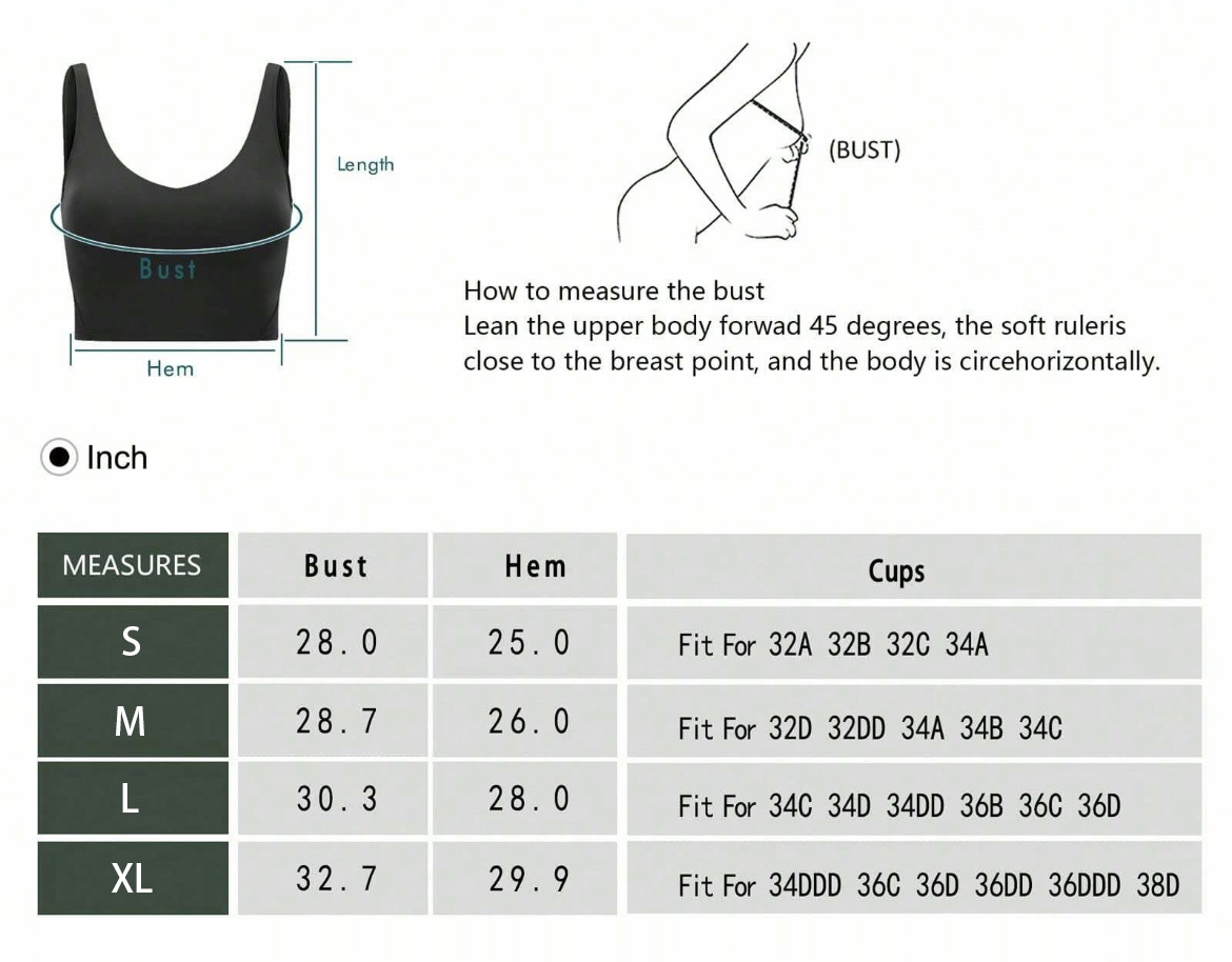 Padded Yoga Camisole — product detail