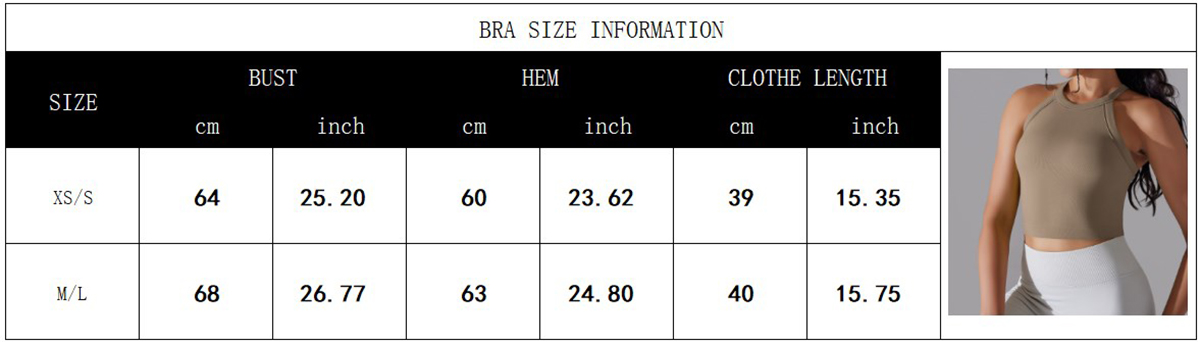 Padded Cropped Workout Tank — product detail