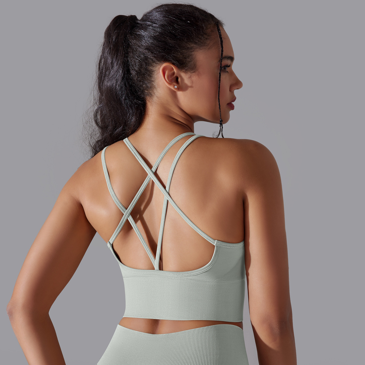 Multi-Strap Back Sports Bra — product detail